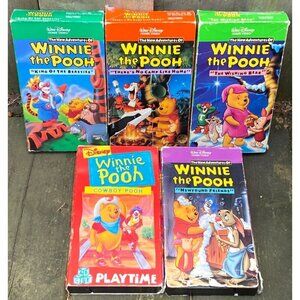 New Adventures of Winnie the Pooh LOT Newfound Friends Cowboy Pooh Beasties 1991